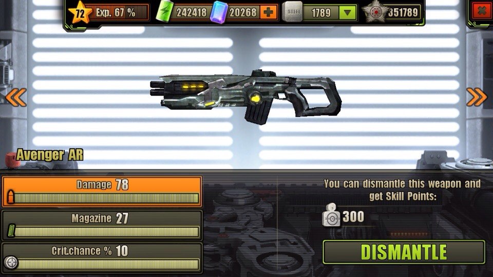 Fully Upgraded Avenger Assault Rifle