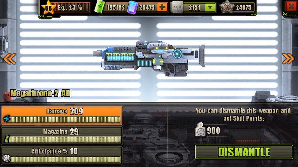 Fully Upgraded Megathrone-2 Assault Rifle