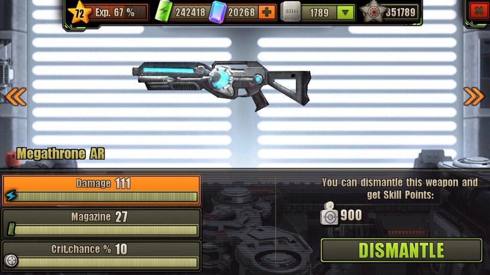 Fully Upgraded Megathrone Assault Rifle