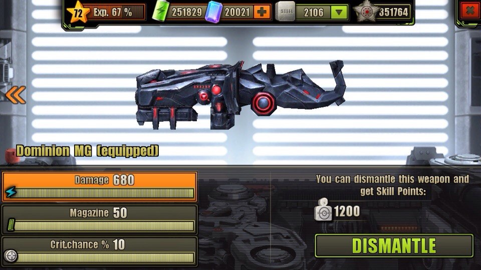 Fully Upgraded Dominion Machine Gun