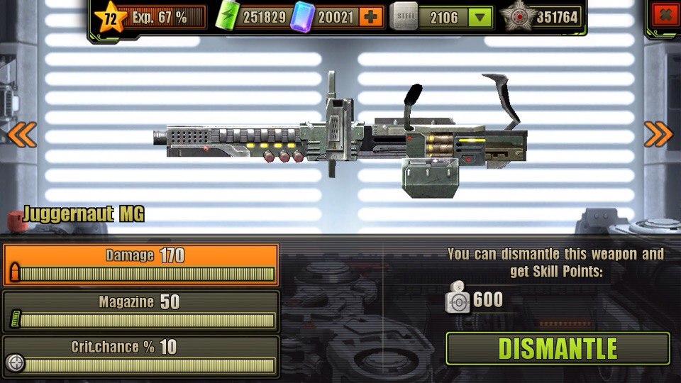 Fully Upgraded Juggernaut Machine Gun
