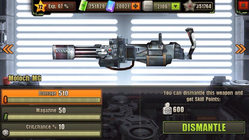 Fully Upgraded Moloch Machine Gun